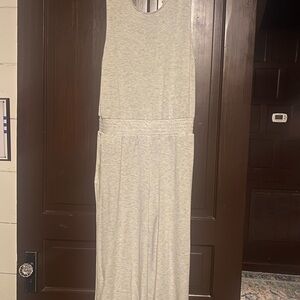 Danskin Light Gray Sleeveless Jumpsuit